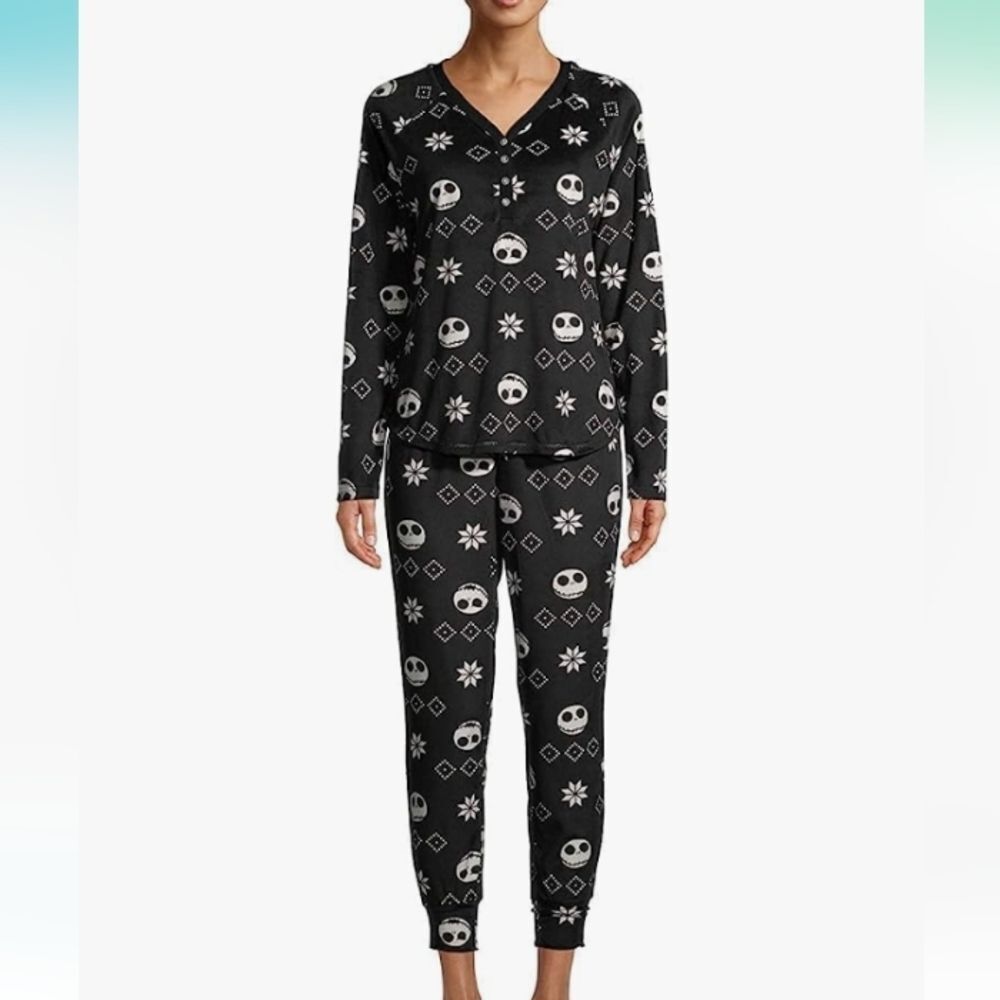 Disney Tim Burton's The Nightmare Before Christmas 2 Piece Pajama Set - Picture 9 of 9